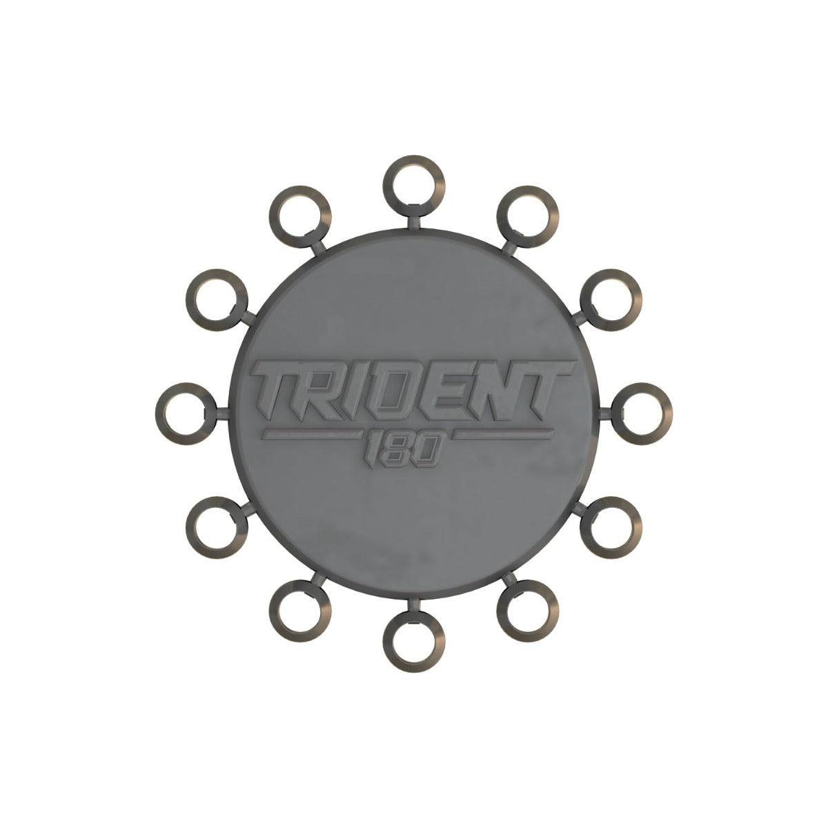 Red Dragon Trident 180 - Dart Point Cones Silver Effect
