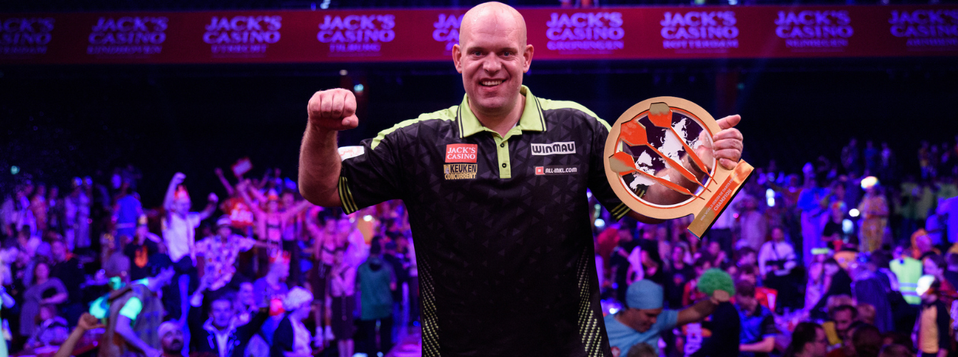 Inspired Van Gerwen ends title drought with sixth World Series Finals crown