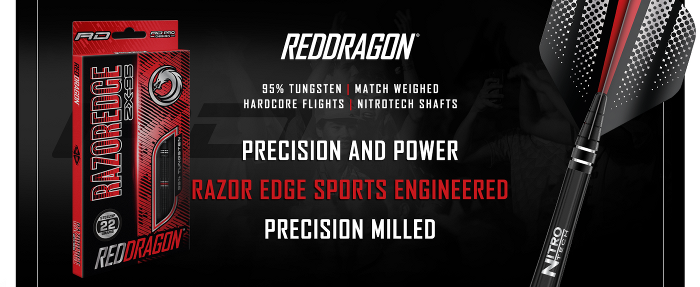 Razor Edge ZX95 Darts Red Dragon Darts