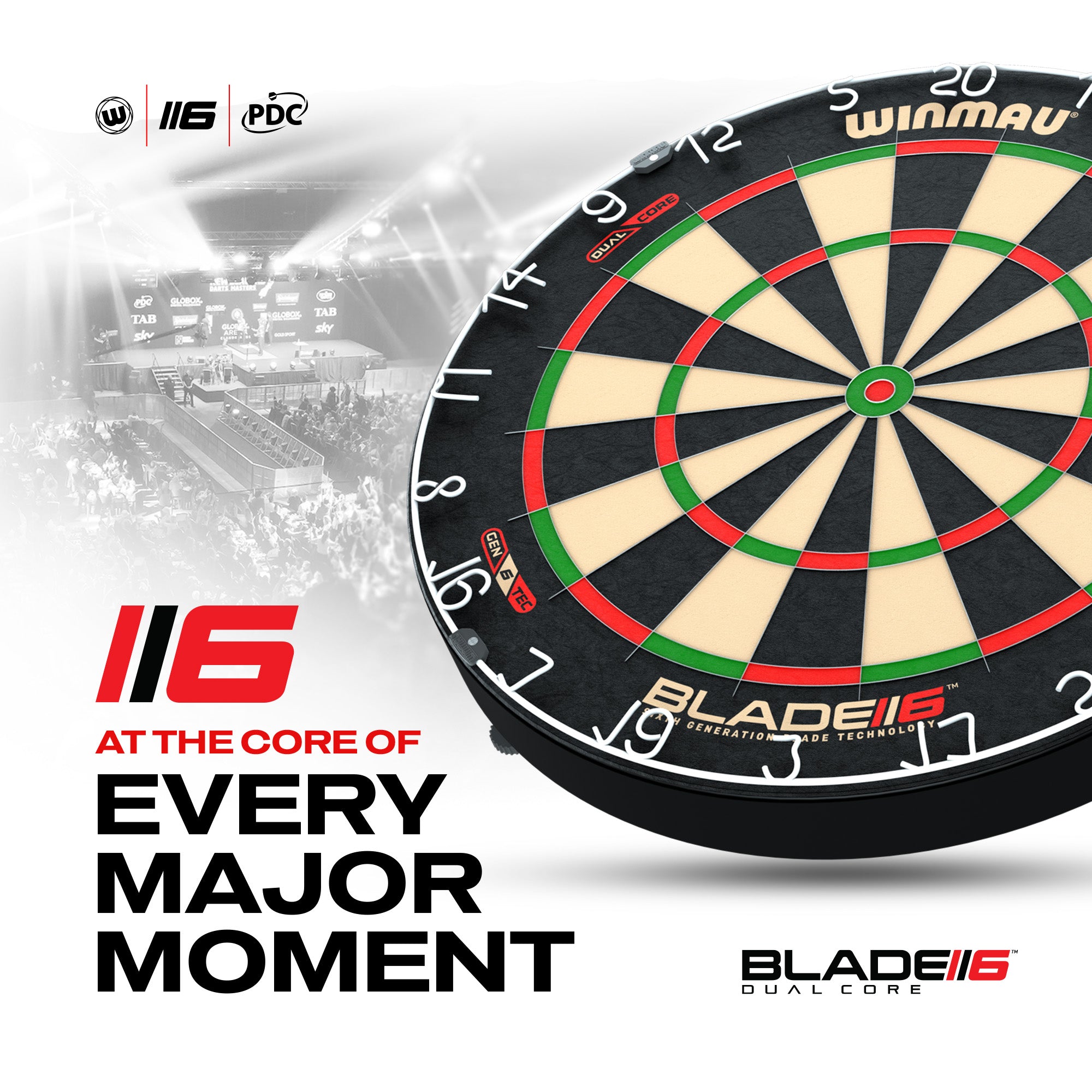 Winmau Blade 6 Dual Core Dartboard