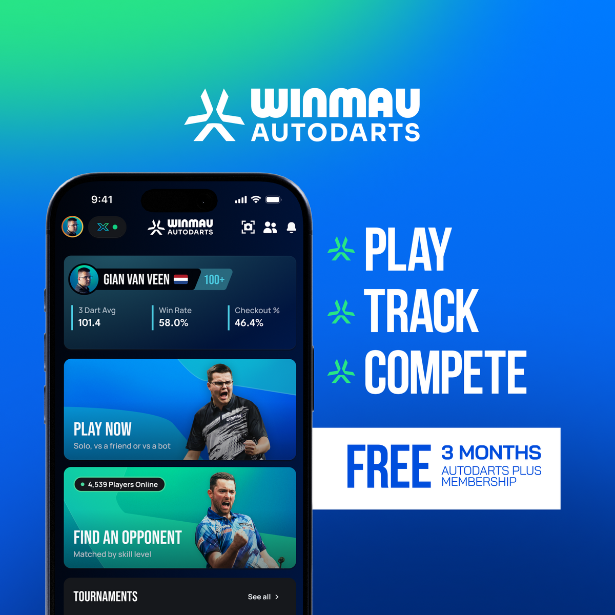 Winmau Autodarts X | Automatic Darts Scoring System