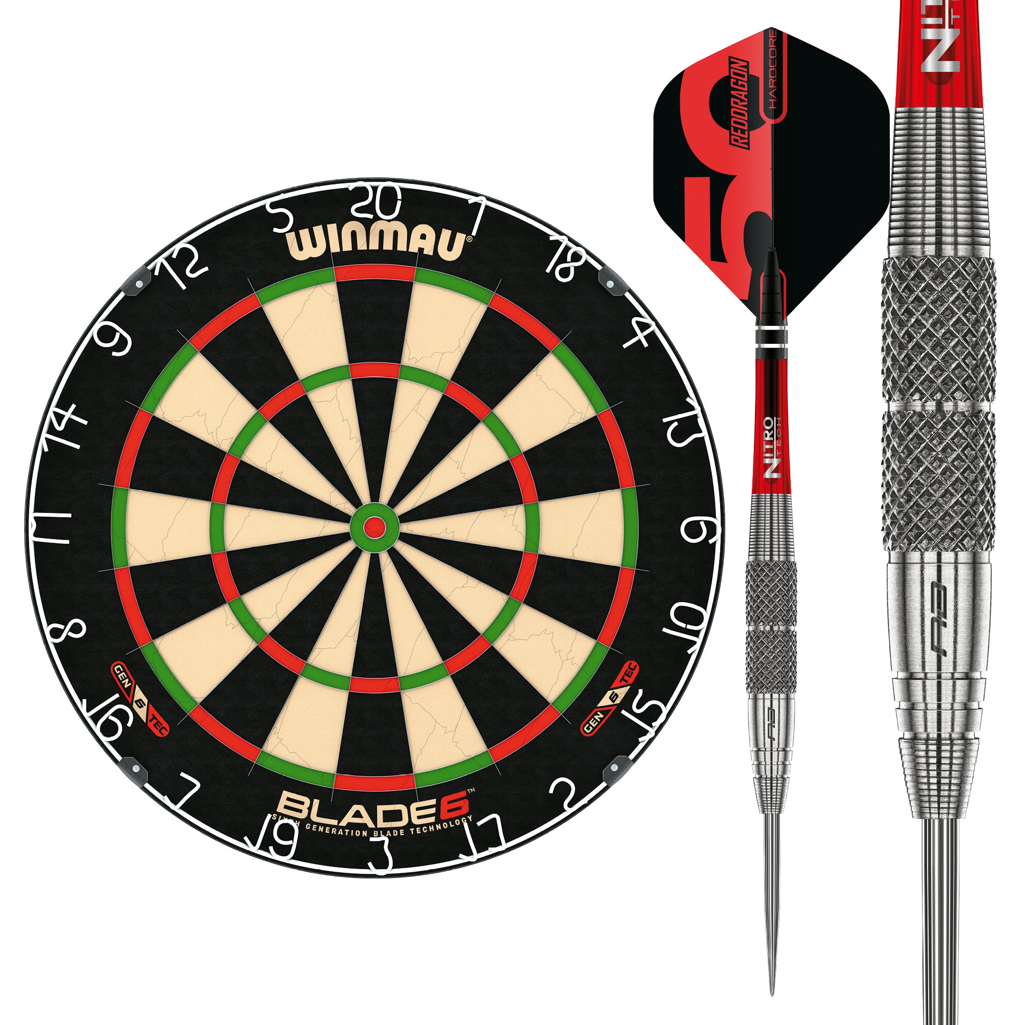 Winmau Blade 6 & Grizzly 2 - 24g Darts