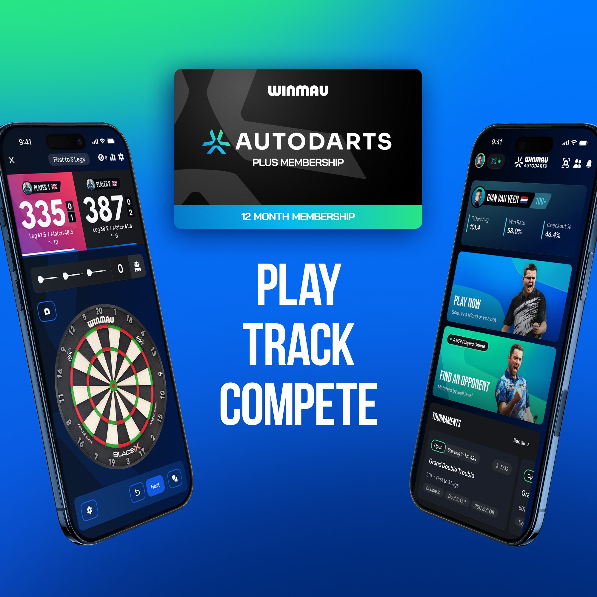 Autodarts Device Stand + 12 Month PLUS Subscription Bundle