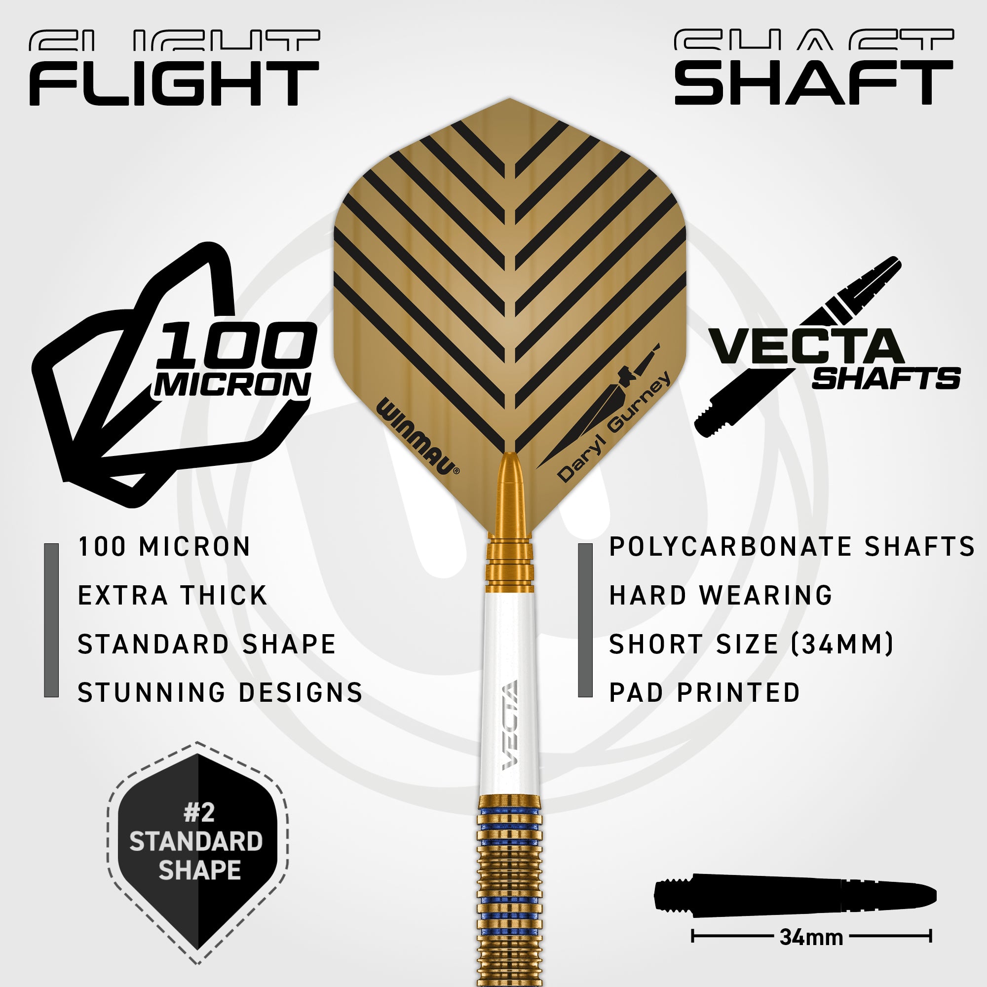 Winmau Daryl Gurney 95% Signature Edition Darts | Superchin | Winmau