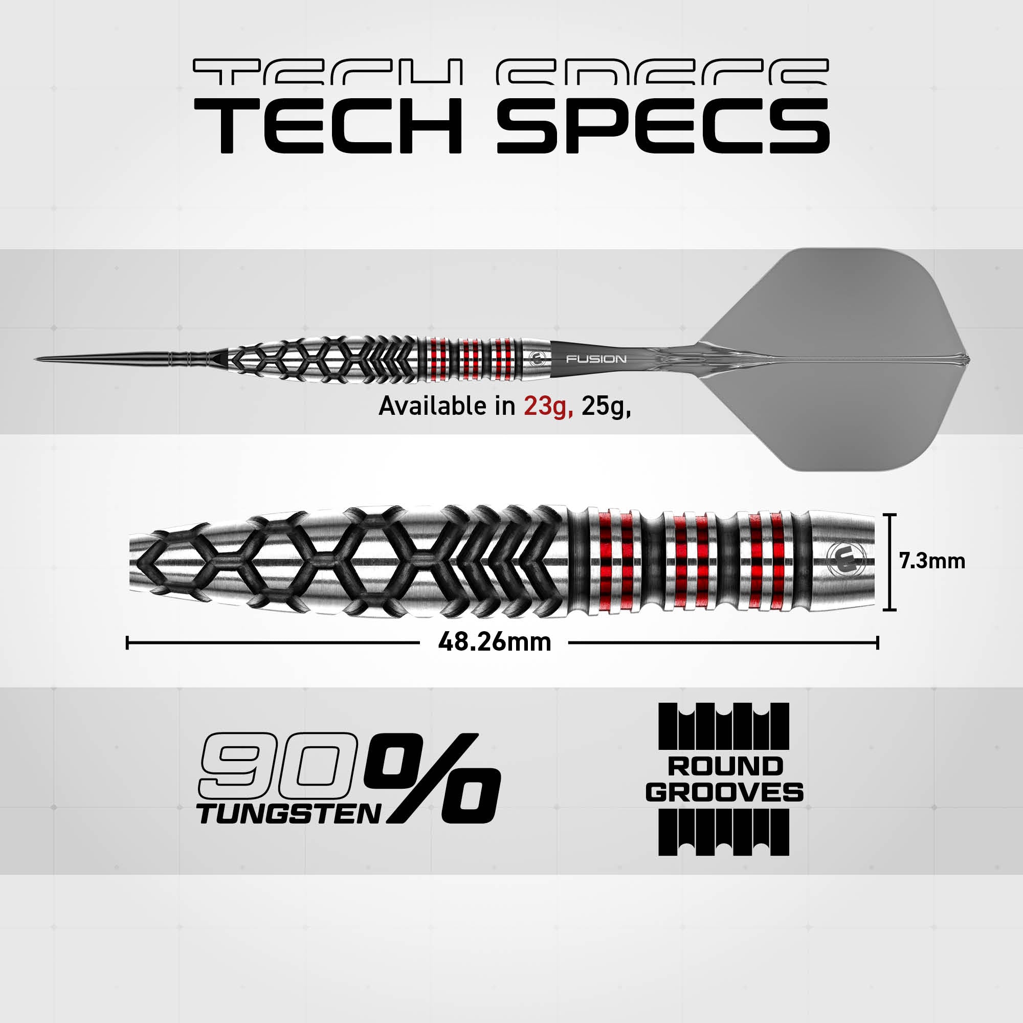 Winmau Fornax 90% Switch Point Darts | Torpedo