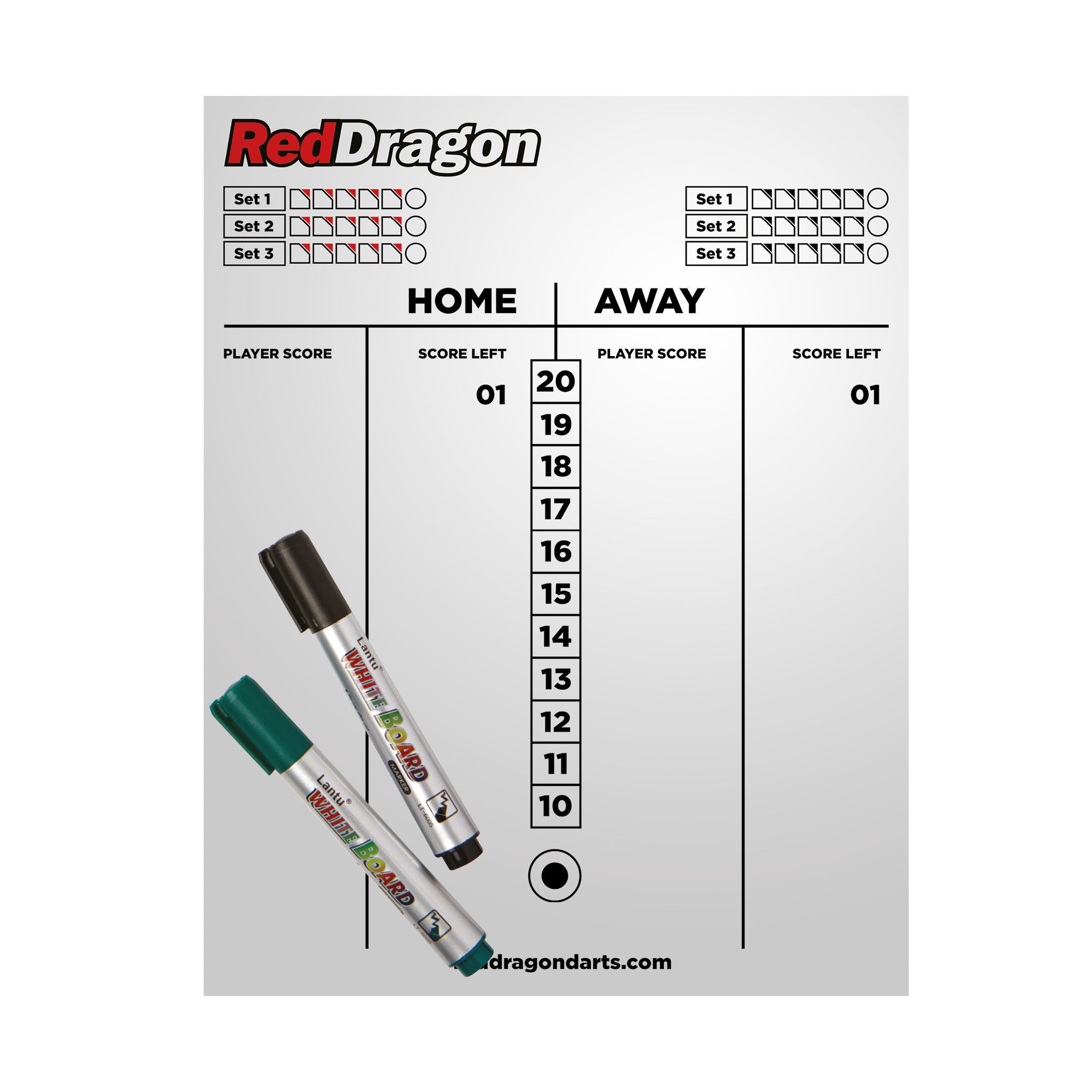 Dry Wipe Score Board