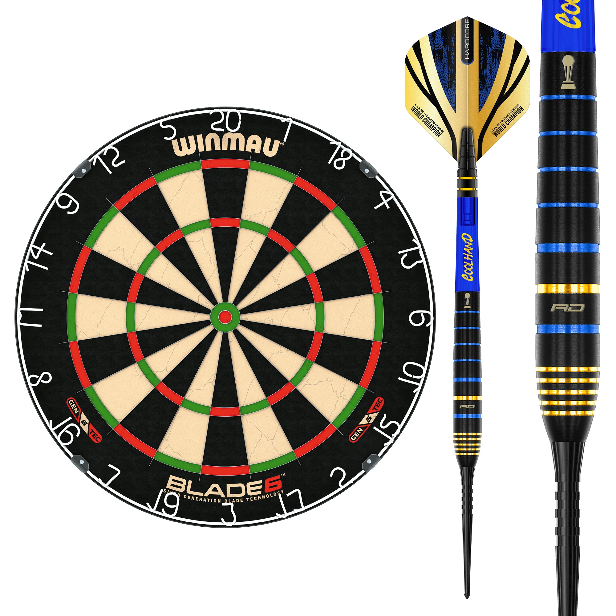 Winmau Blade 6 & Luke Humphries TX4 - 22g Darts