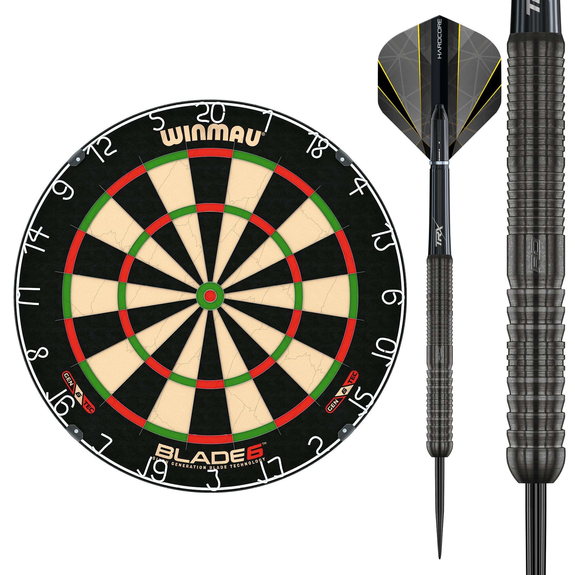 Winmau Blade 6 & Seren Onyx 1 - 22g Darts