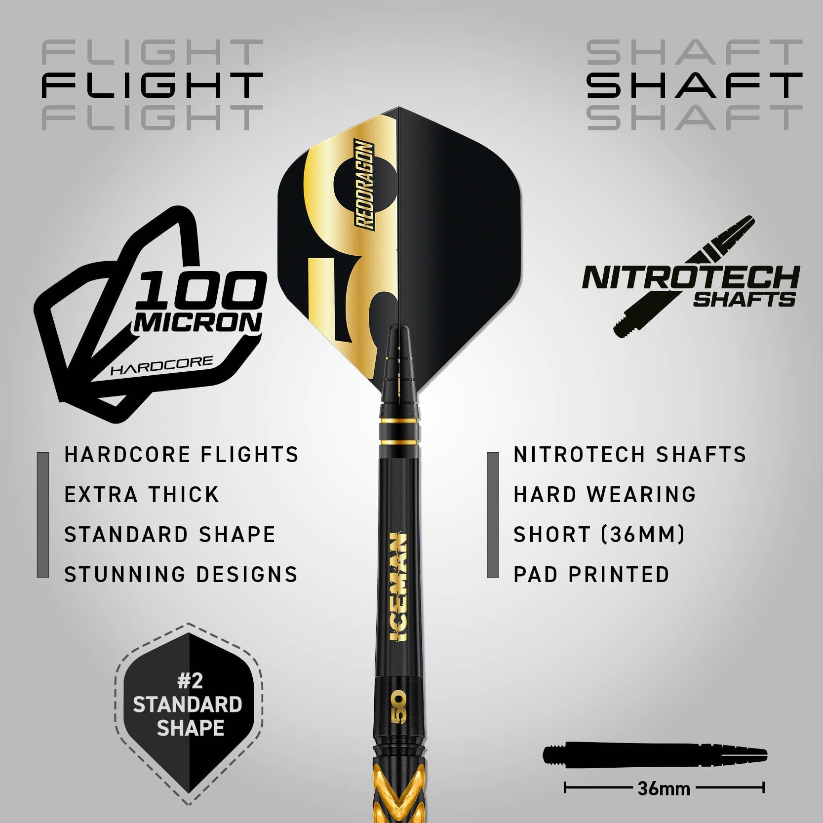 Gerwyn Price 50 Year Player Edition Darts | Limited Edition