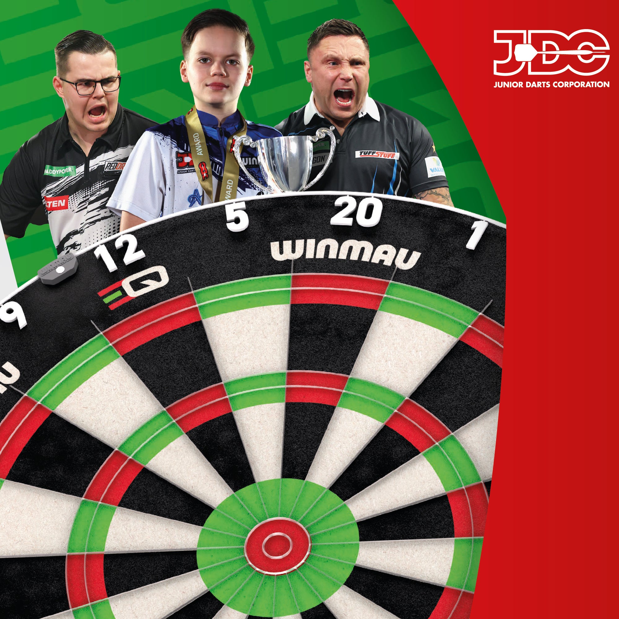 Equalizer Dartboard - Official JDC Training Dartboard
