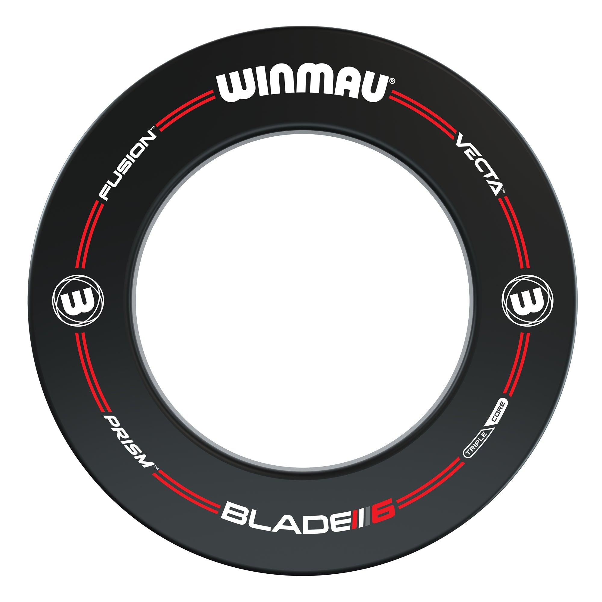 Plasma Dartboard Light & Black Proline Surround Bundle