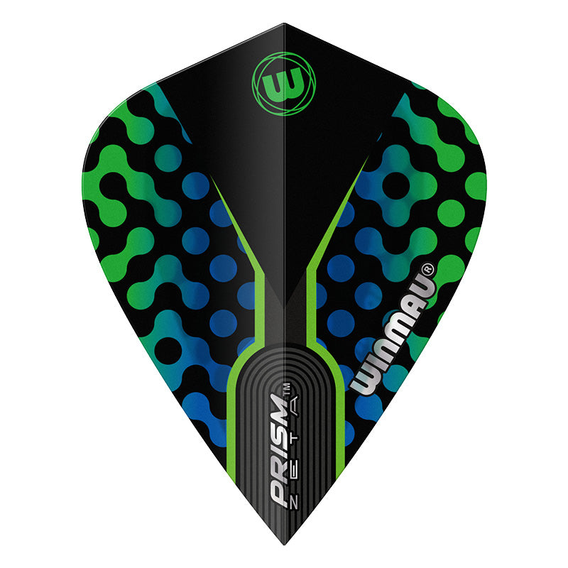 Blue, Black & Green Prism Zeta Kite