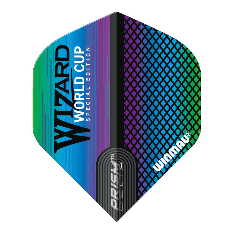 Winmau Prism Delta Wizard Rainbow Dart Flights