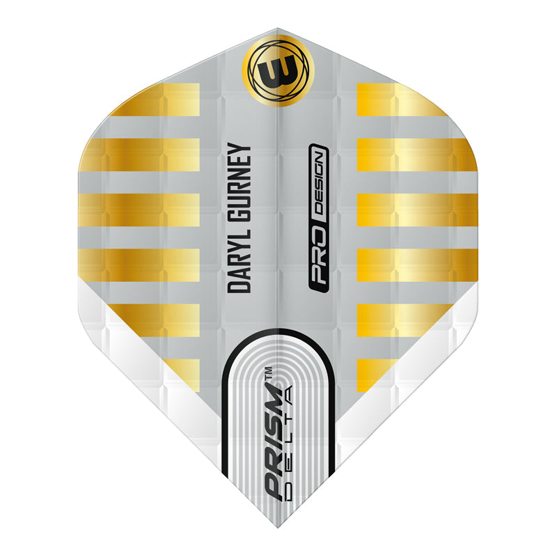 Daryl Gurney White & Gold Embossed Prism Delta Standard