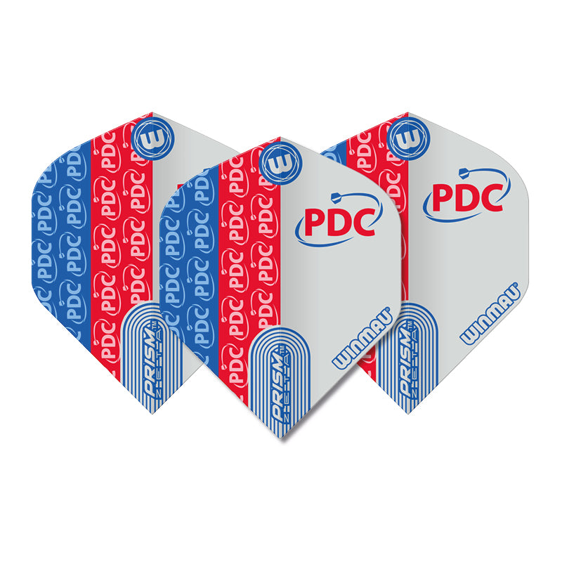 Red, Blue & White PDC Prism Zeta Standard