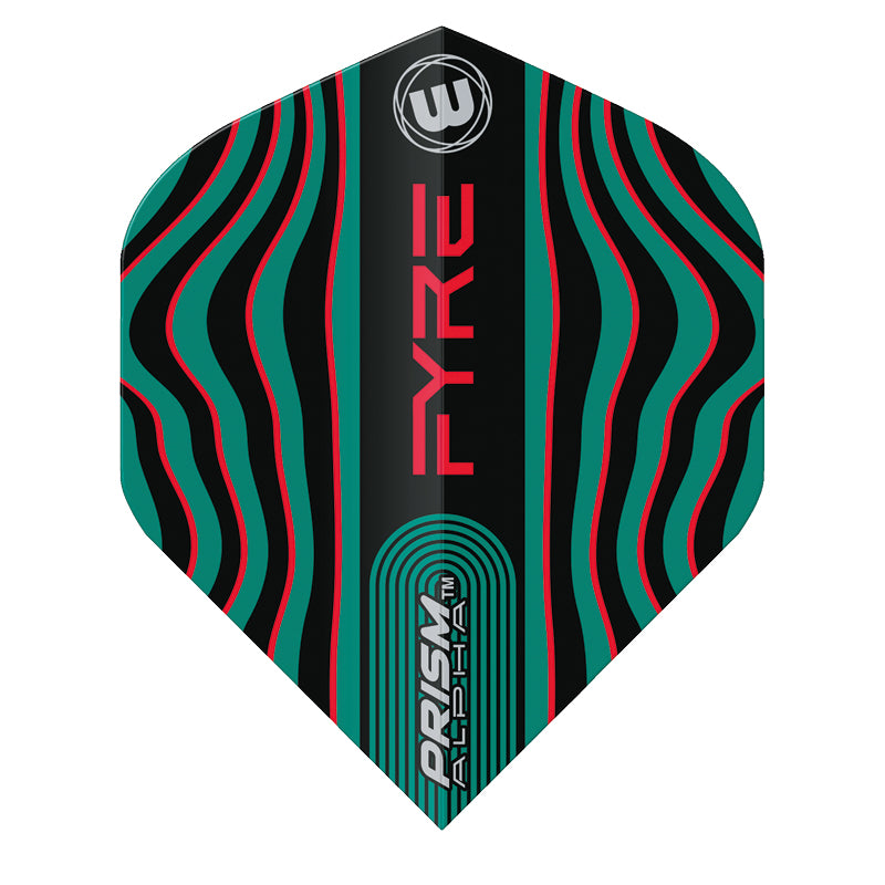 Black, Turquoise & Red Prism Alpha Standard