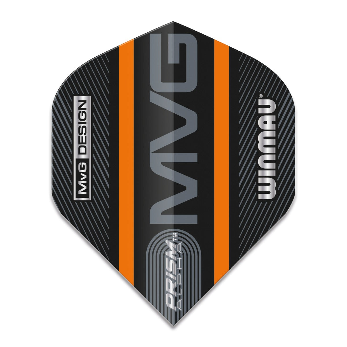 MVG Black & Orange Logo Stripe Prism Alpha Standard