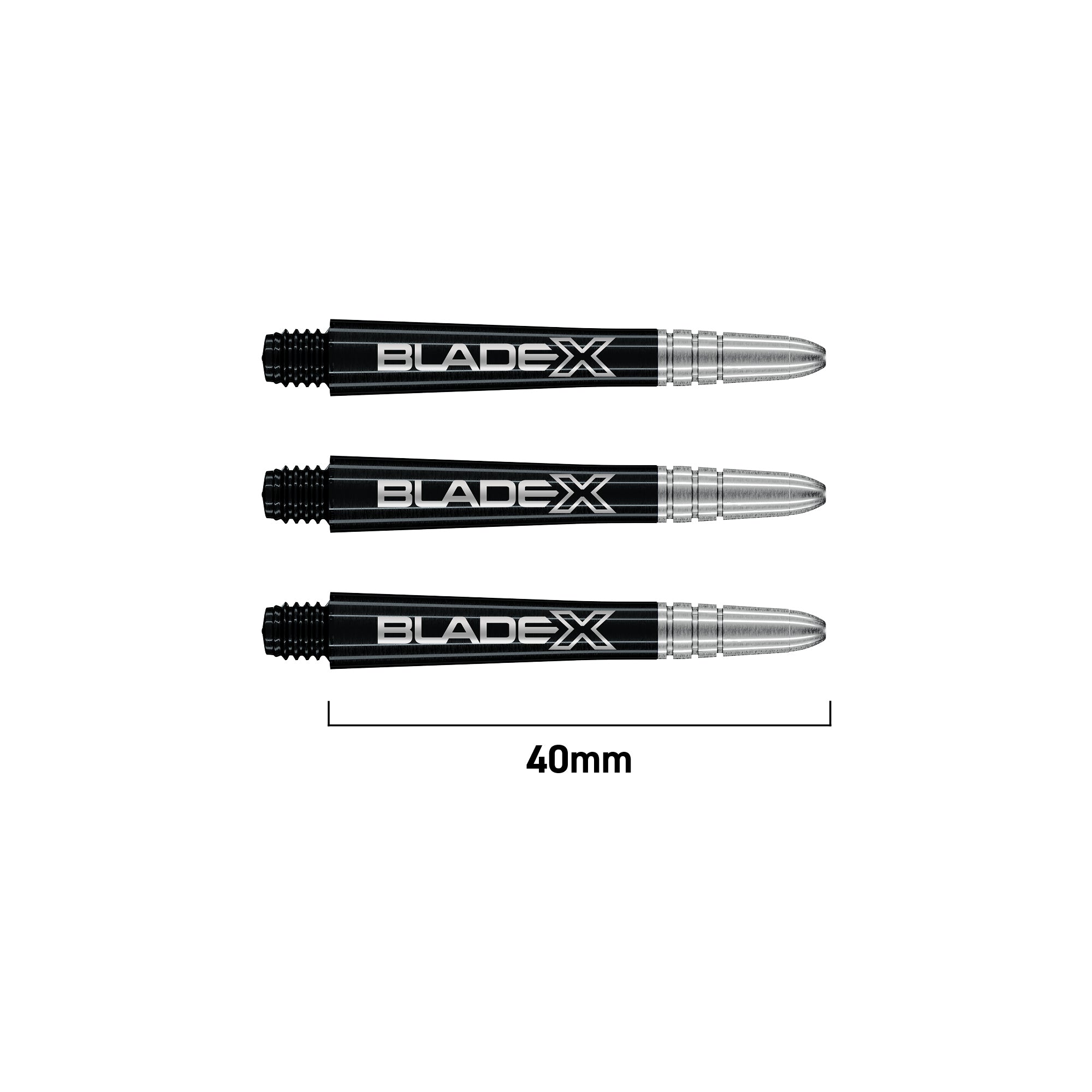 Blade X - Vecta Shafts - Black & Silver Medium