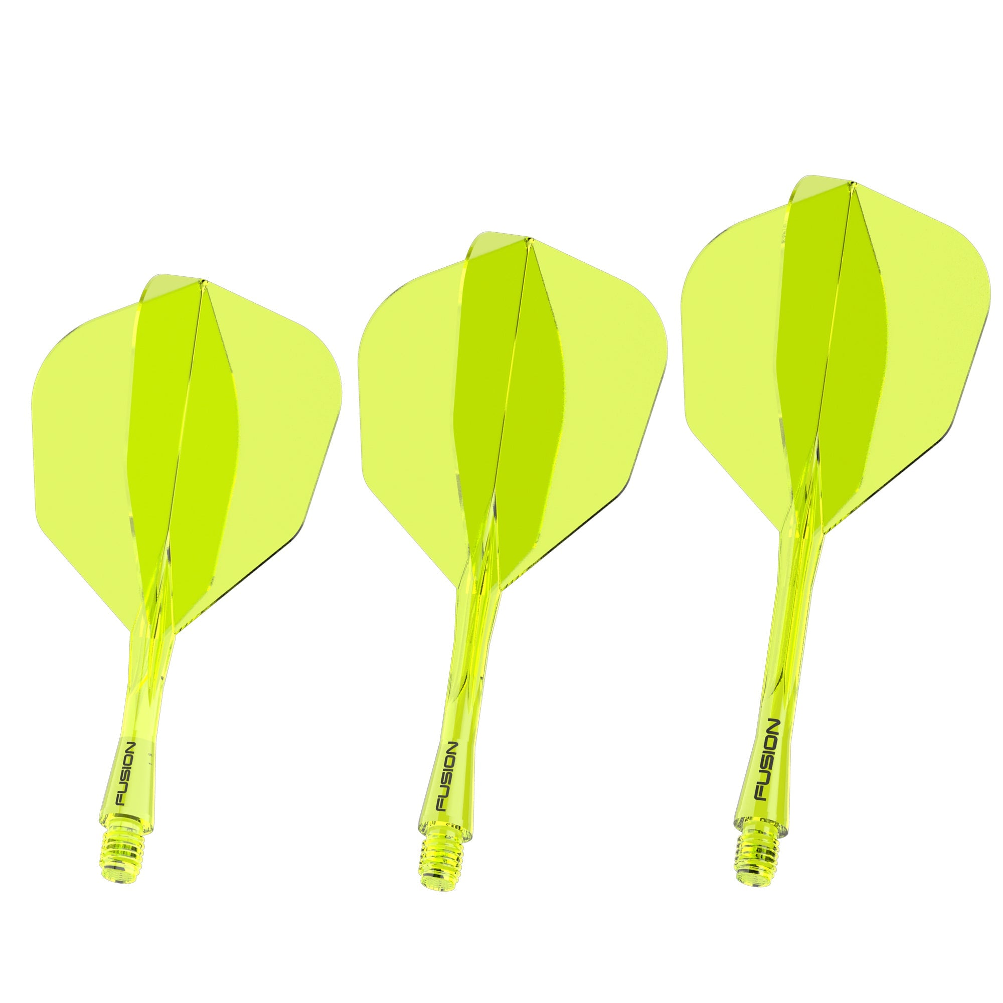 Fusion #6 Integrated Flight & Shaft Yellow