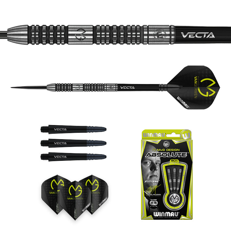 MVG ABSOLUTE ソフト スティール ダーツセット 型どら