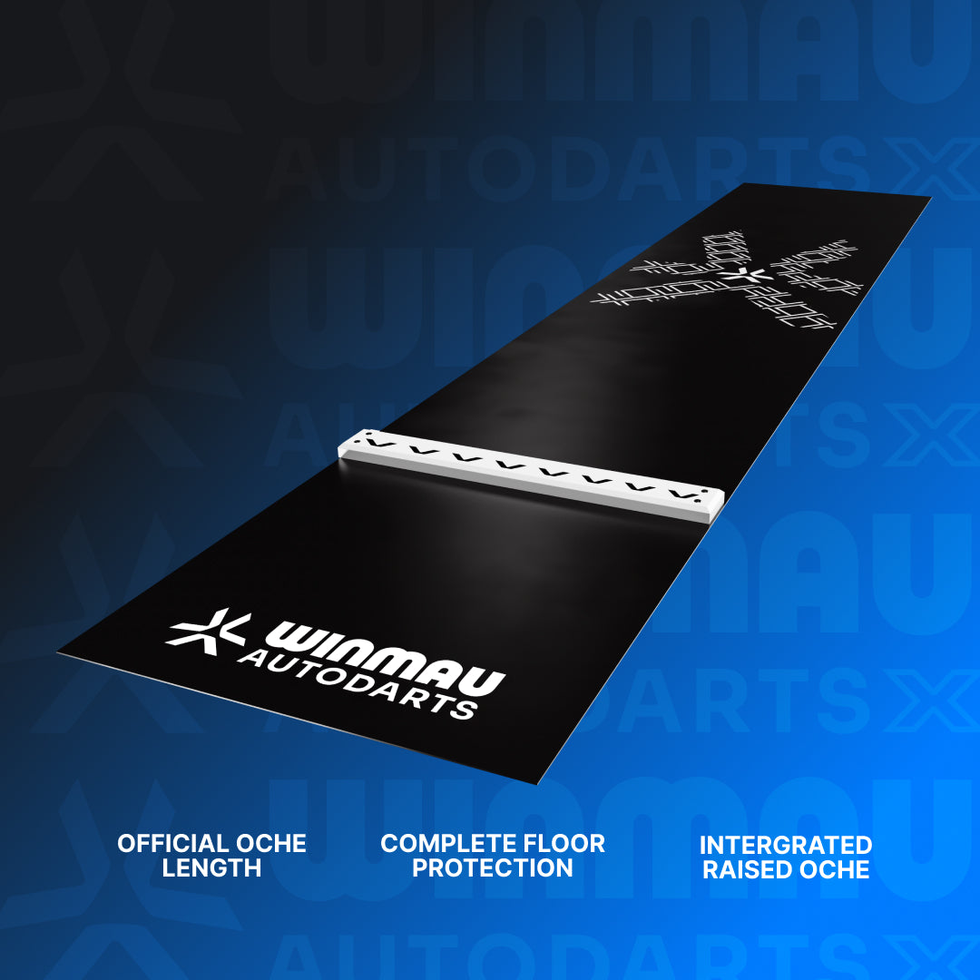 Autodarts PVC Dart Mat with Integrated Oche
