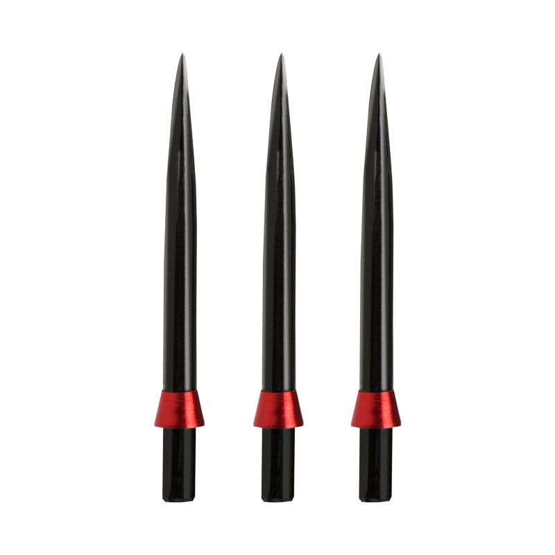 Red Dragon Specialist Dart Points - Black Standard 32mm with Red Trident