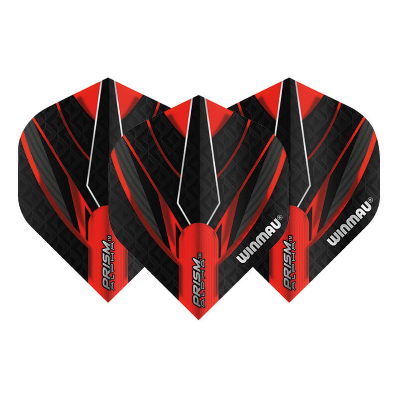 Winmau Prism Alpha Red & Black