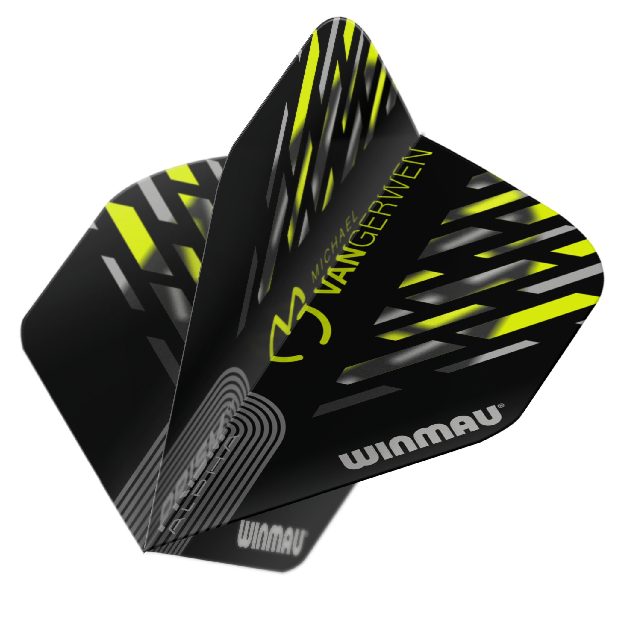 MVG Black, Green & Grey Chevron Prism Alpha Standard