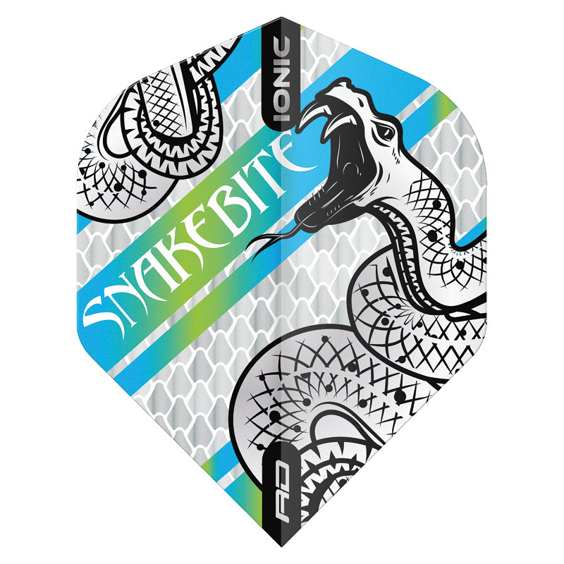 Peter Wright Snakebite Hardcore Coiled Snake Blue Dart Flights
