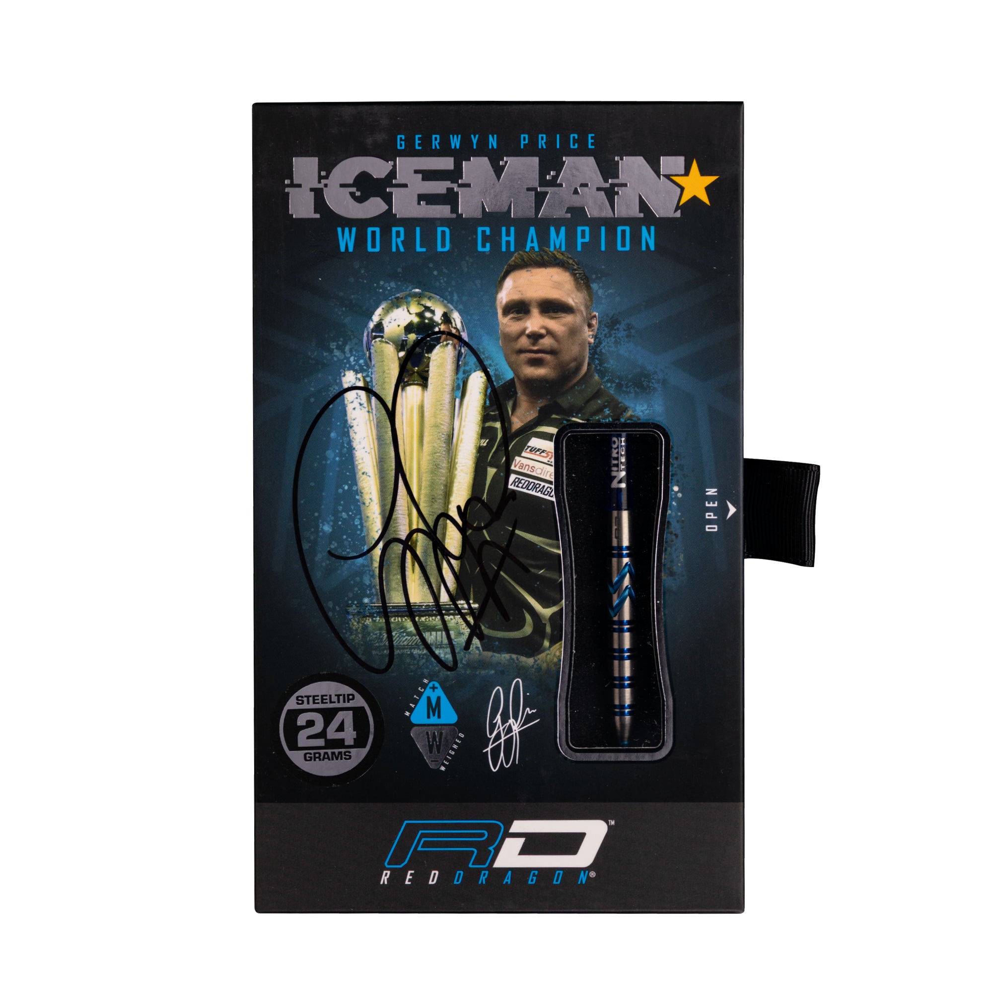 Gerwyn Price Darts, Glacier, Midnight, Blue Ice | Red Dragon