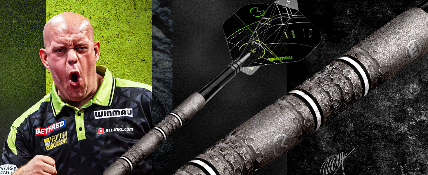 MvG Signature Edition Darts | 90% Tungsten | Atom Grip | Winmau