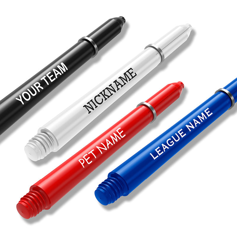 Personalised Shafts Nylon Short Red Dragon Darts