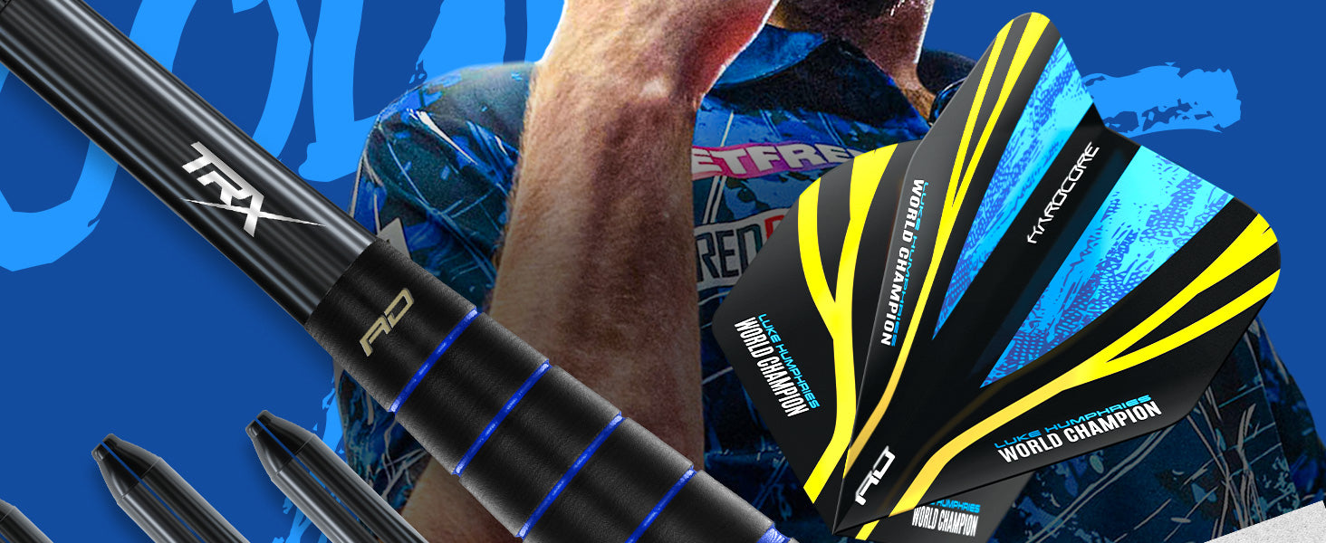 Luke Humphries Cool Hand Brass Darts | World Champ Edition | 20g & 22g