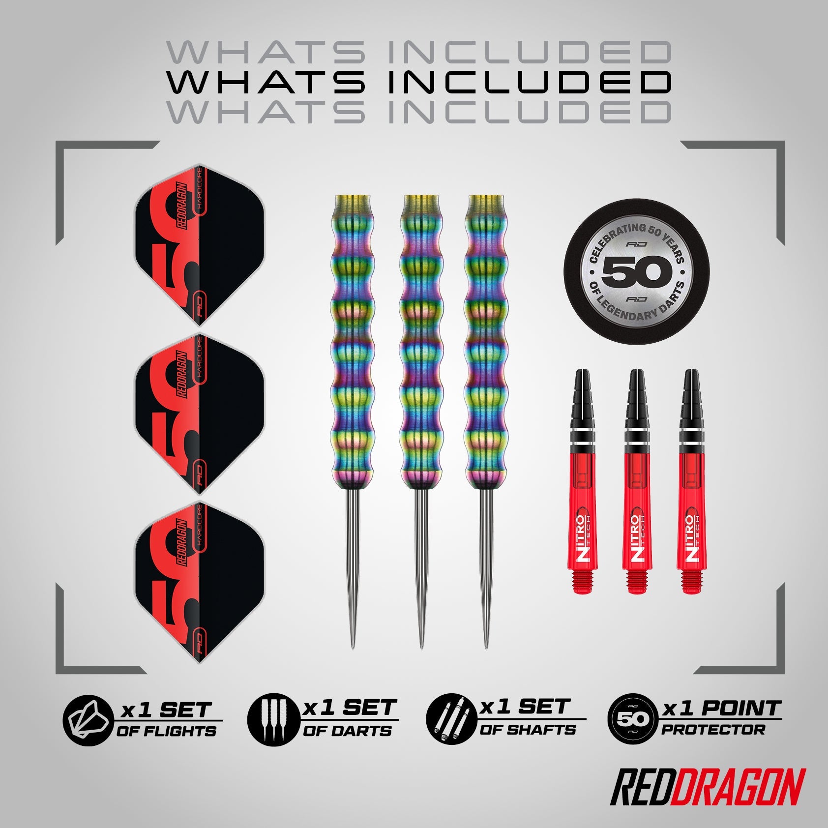 【新品】ダーツバレル　shockwave 1 （Reddragon） 新品】ダーツバレル shockwave 1 （Reddragon） Cosmodarts