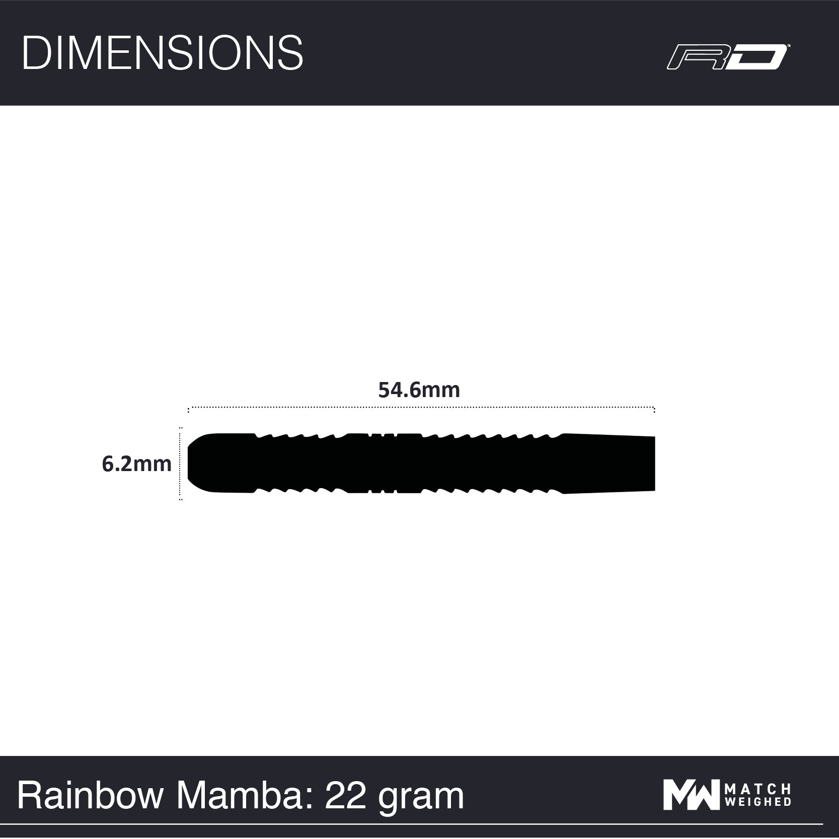 RDD1870_Peter Wright Rainbow Mamba - 22g - Image 7