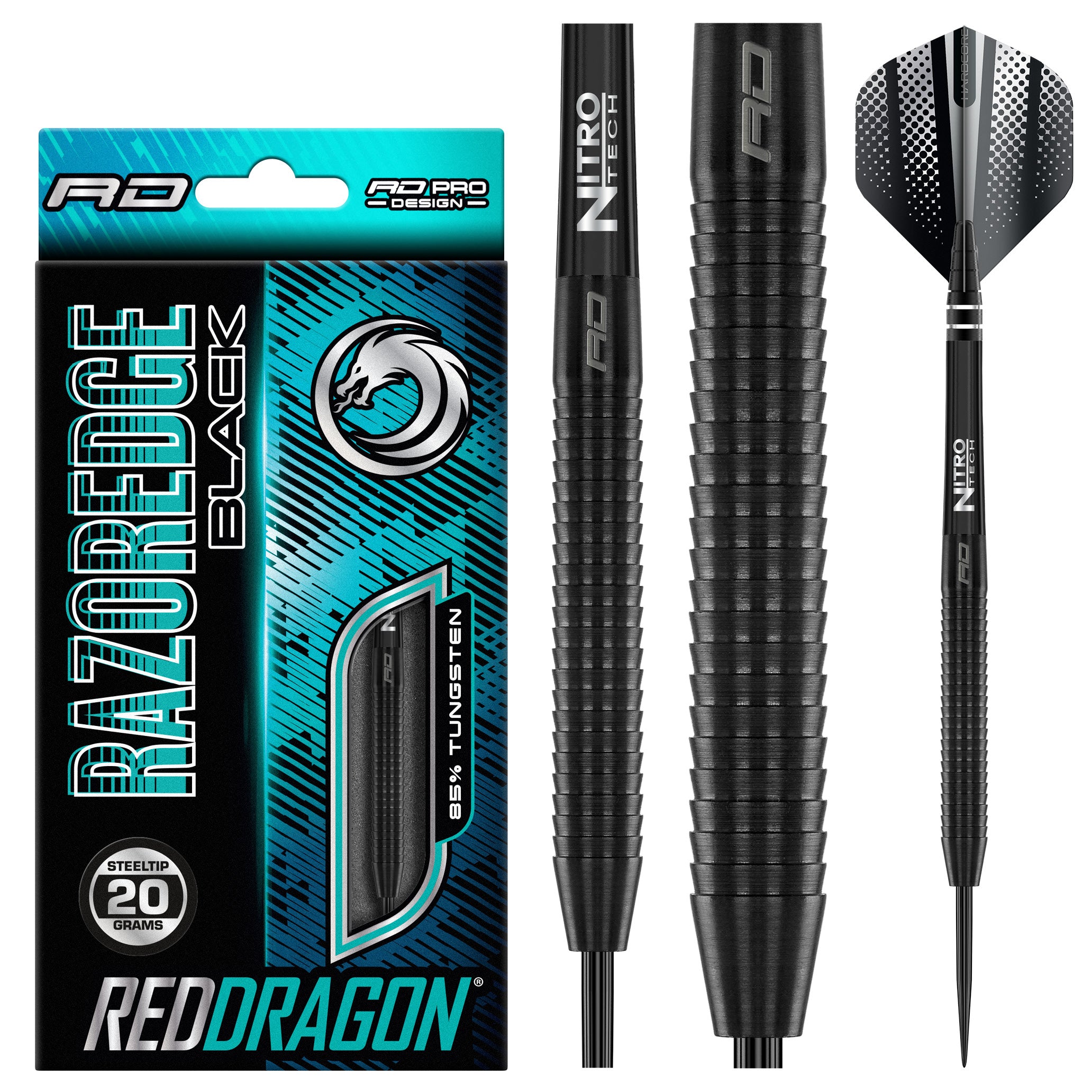  RED DRAGON Amberjack 2 Soft Tip: 18g - Tungsten Soft Tip Darts  Set with Flights and Stems : Sports & Outdoors