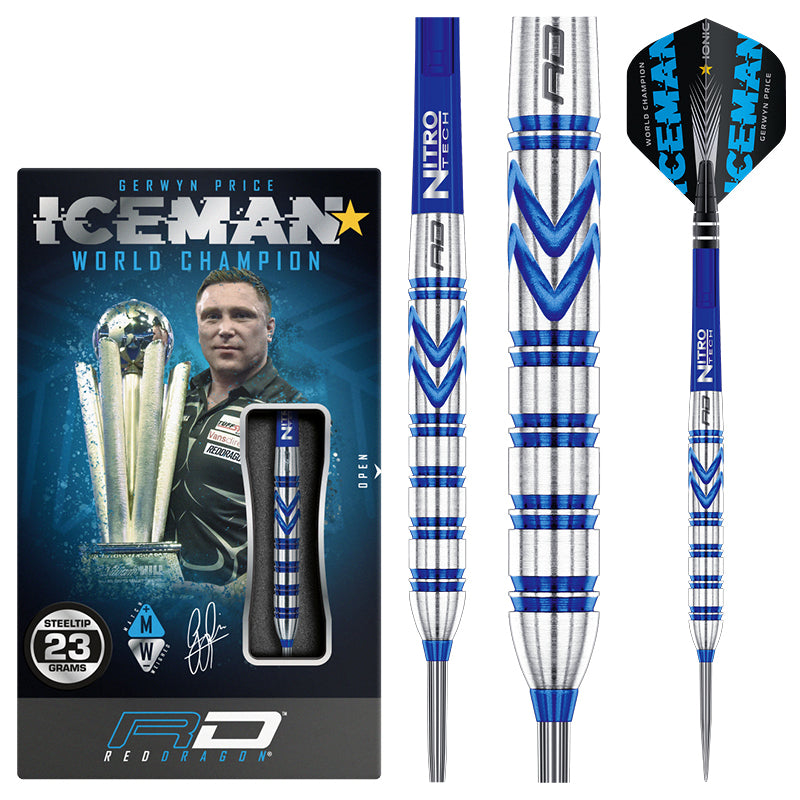 Gerwyn Price Blue Originals steel-tip darts