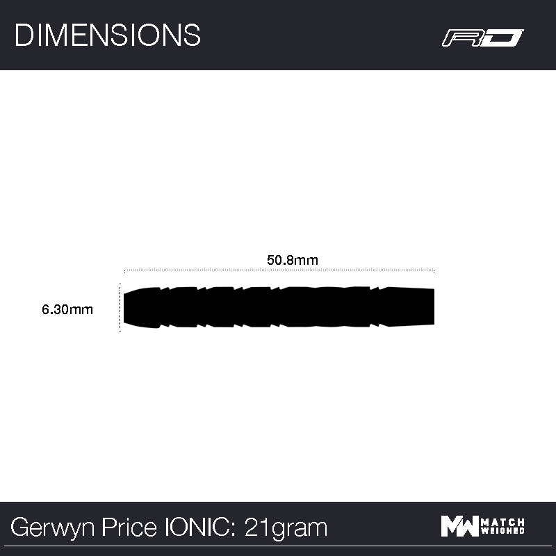 RDD2499 Gerwyn Price - Ionic 21g - Image 7