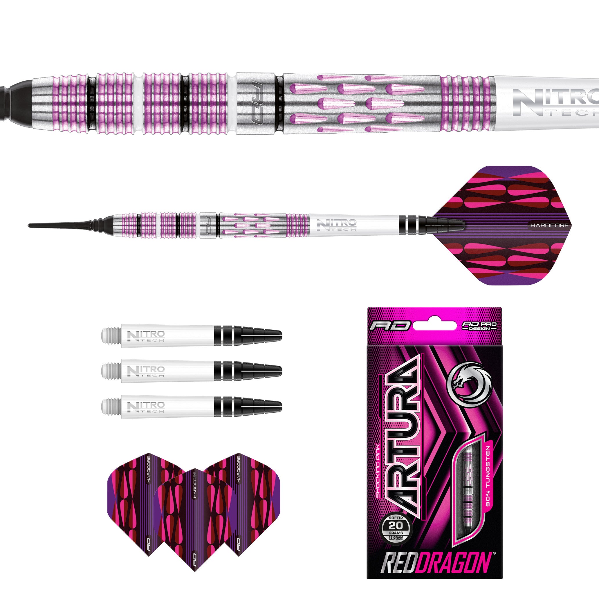 Artura Shocking Pink Soft Tip