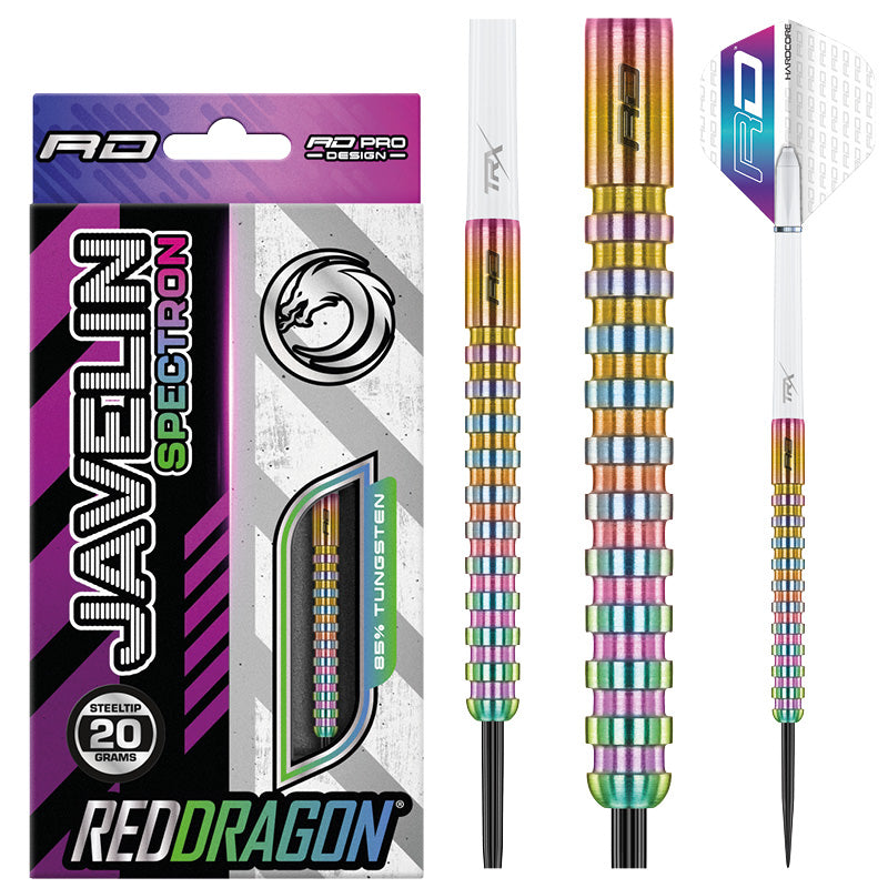 Javelin Spectron Darts | 85% Tungsten | Max Grip | 20g–26g