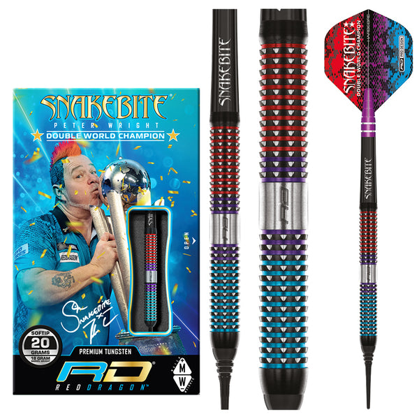 Peter Wright Snakebite Spirit Soft Tip Darts | Red Dragon Machining