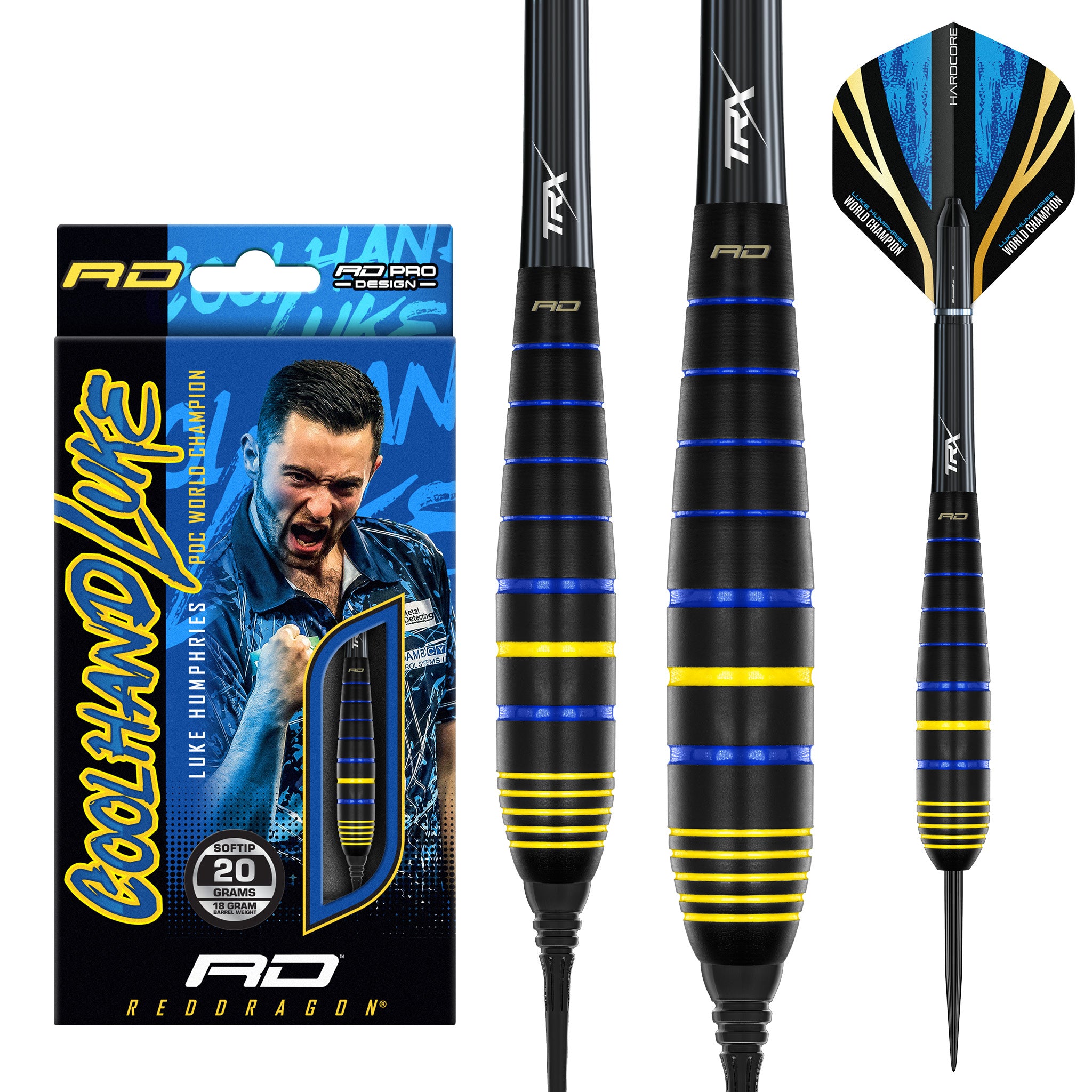 Luke Humphries Cool Hand Brass Soft Tip Darts | World Champion Edition