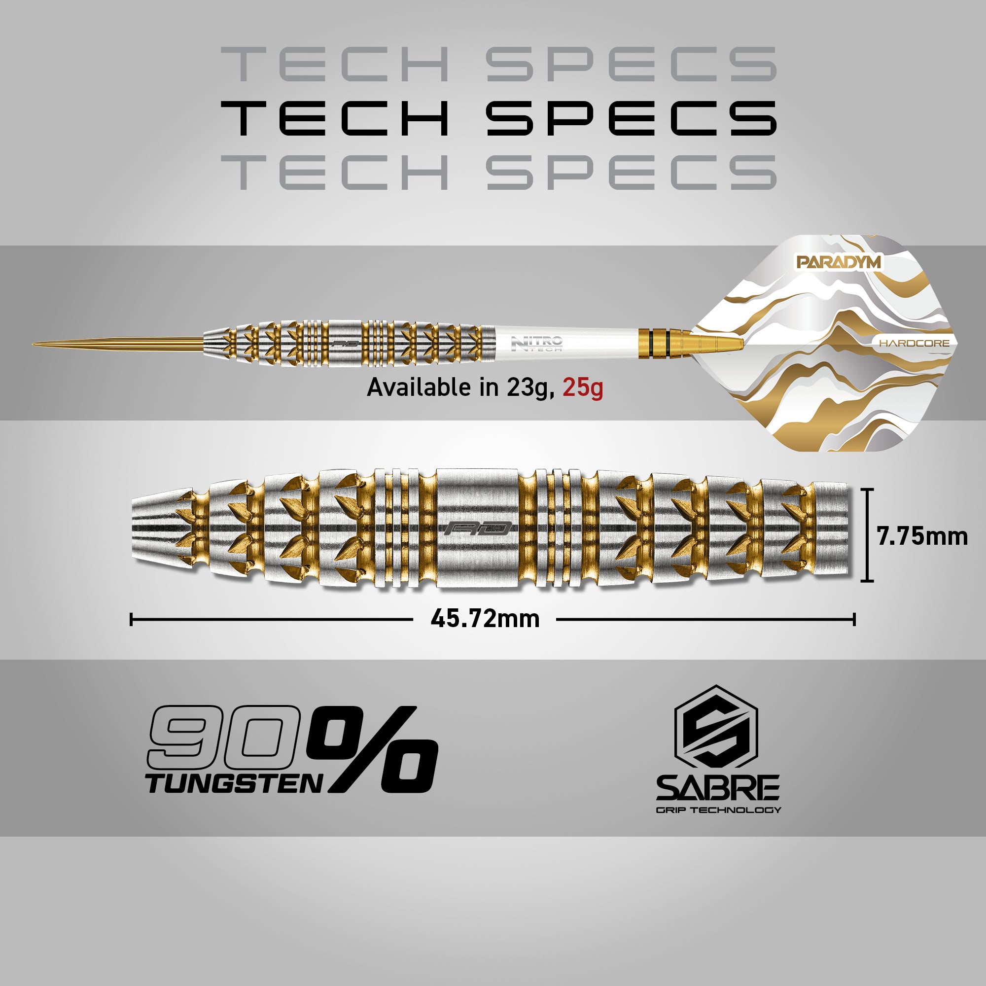 Red Dragon Paradym Darts – Torpedo