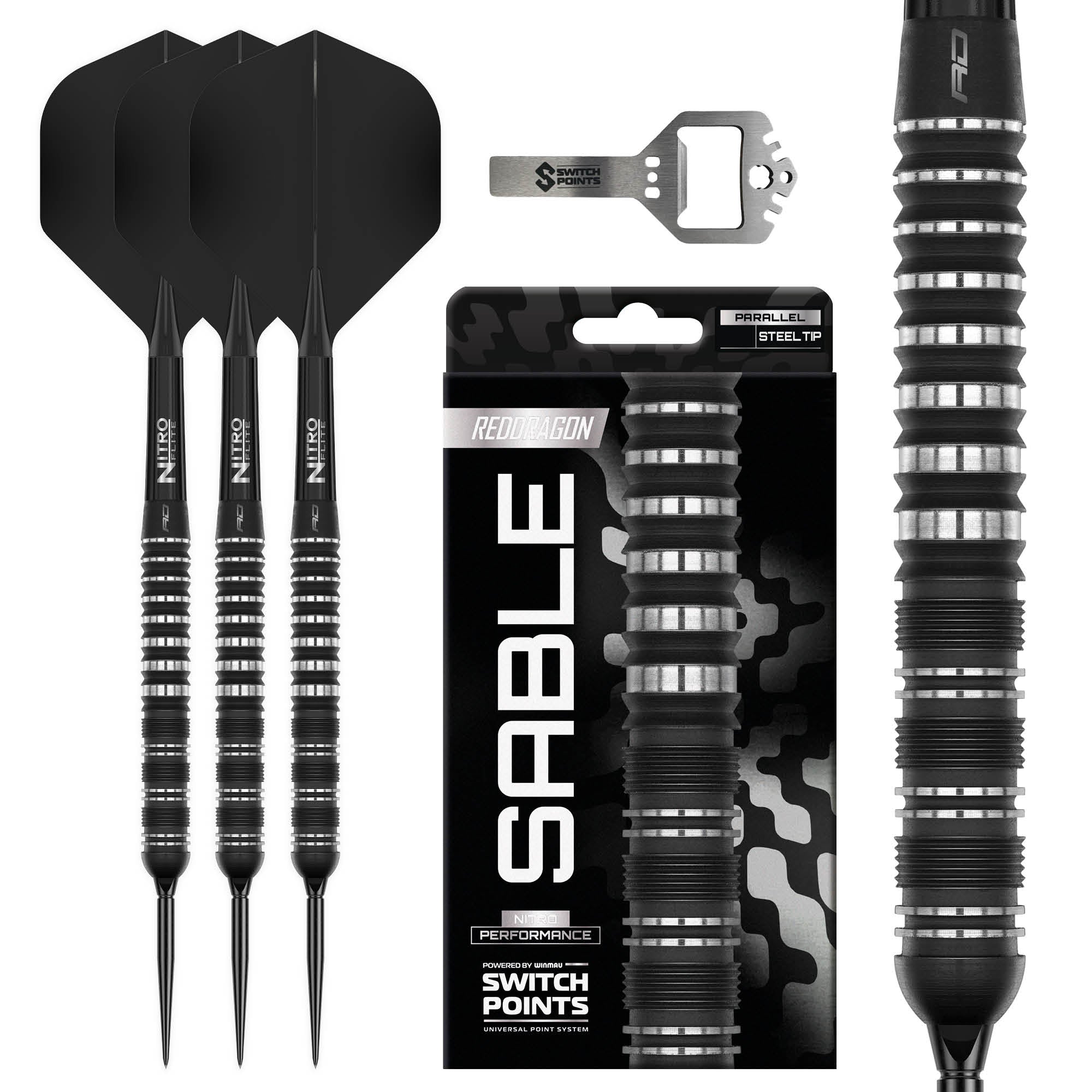 Sable 01 90% Switch Point Darts | Parallel