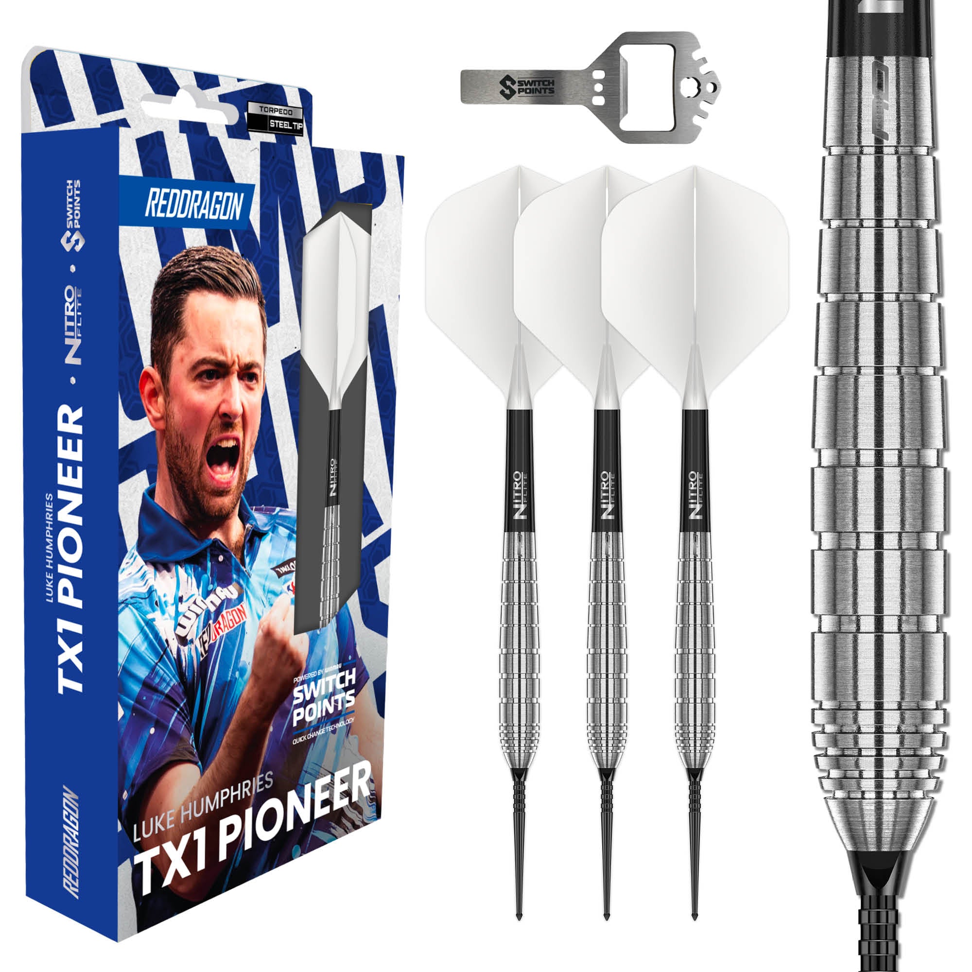Luke Humphries TX1 90% Tungsten Switch Point Darts