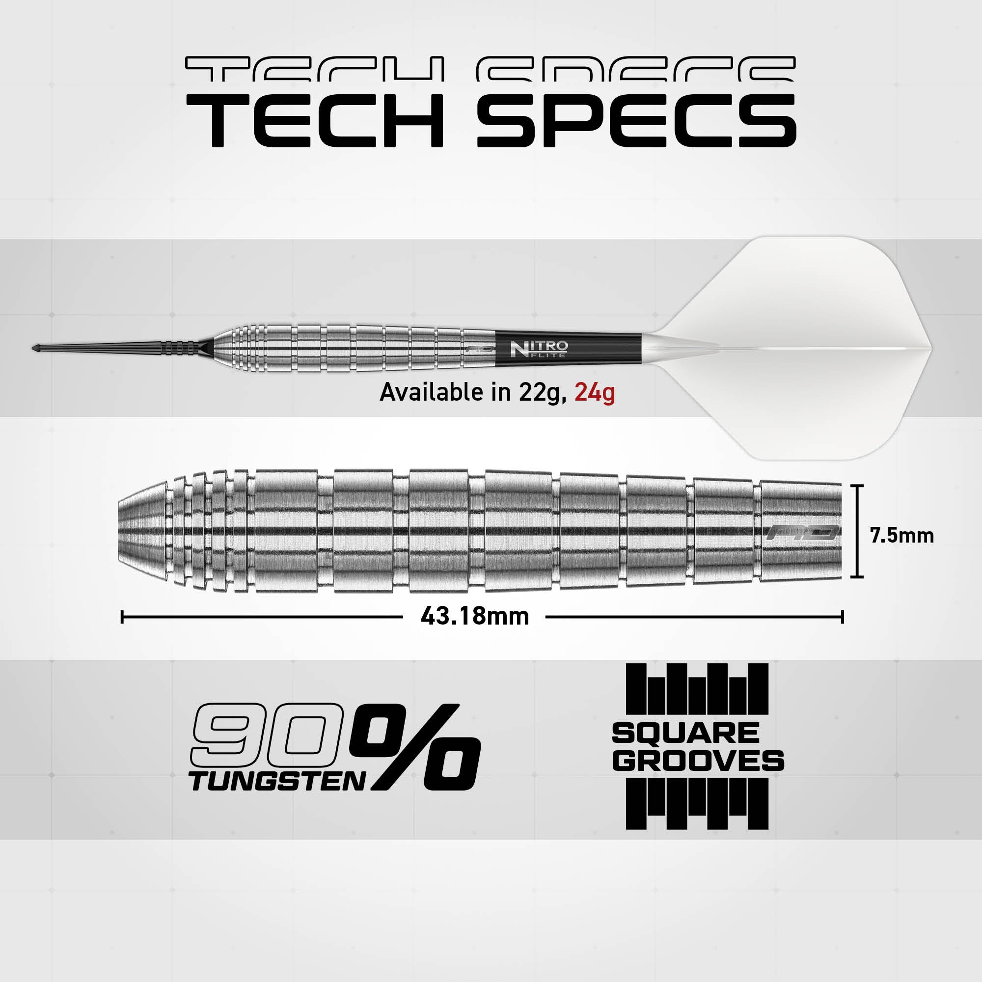 Luke Humphries TX1 Pioneer 90% Tungsten Steel Tip Darts | Switch