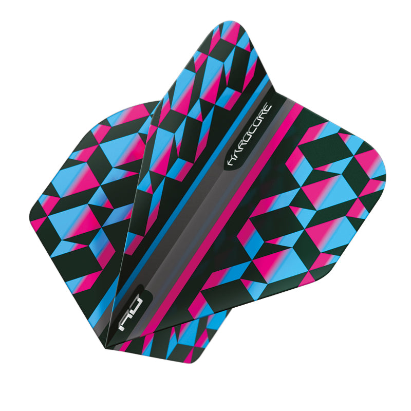 Pink, Blue & Black Geometric Hardcore Radical Standard