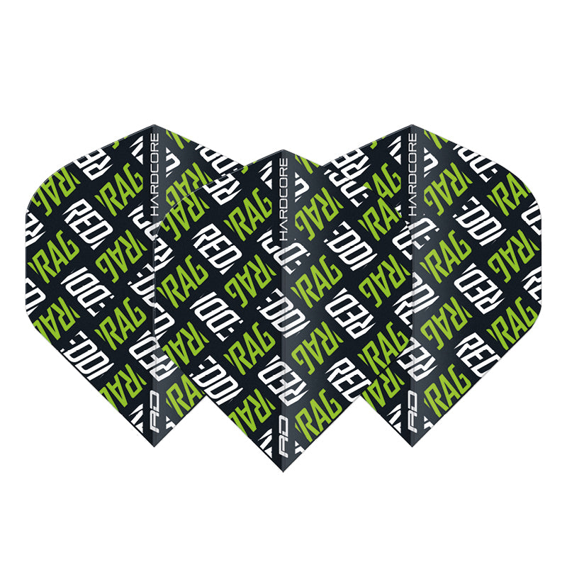 Free With Select Darts Hardcore XT Green and White Red Dragon Logo