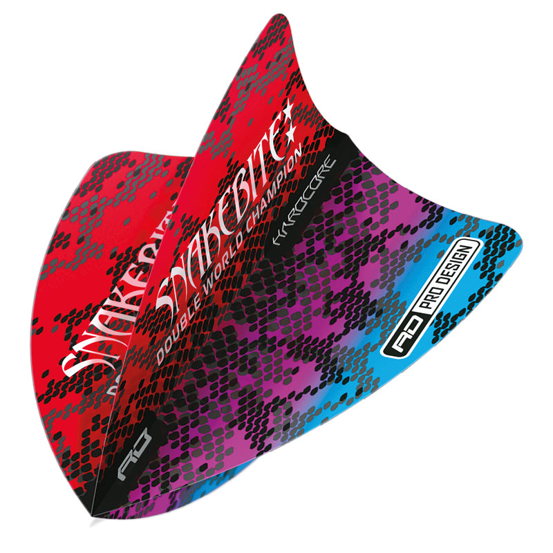 RDD_F6856 Freestyle Peter Wright Snakebite Multi Snakeskin Red - Image