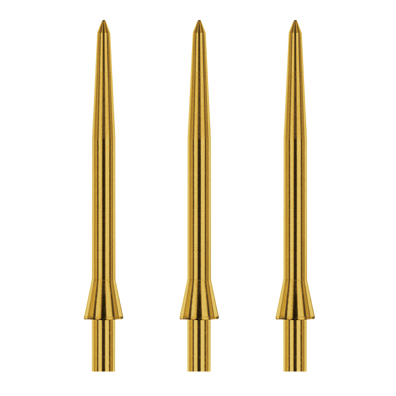 Red Dragon Specialist Dart Points - Gold Effect Raptor GT Plain Points 35mm